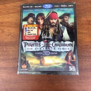 Pirates of the Caribbean On Stranger Tides Blu-ray/DVD 2011 6-Disc Set Complete